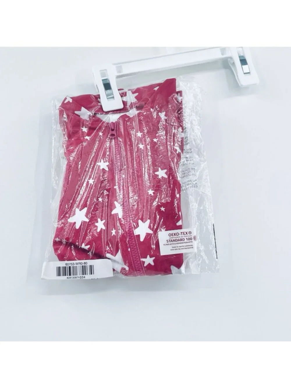 Hanna Andersson Sun One Piece Rash Guard Swim Suit 18-24 Months 80 Stars Pink